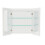 NES Home LED 600 x 700mm Mirror Cabinet Storage Wall Mounted Bathroom Cupboard 8