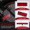 rectangle red Reflectors Universal For Motorcycles ATV Bikes Dirt Bikes 4