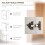 HOMCOM Freestanding Kitchen Cupboard,White 7