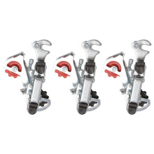 3X Racing Bicycle Part Silver Tone Metal 3-7 Speed Rear Derailleur