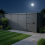 19x8 Pent Composite Shed Tanalised (Single Door, No Windows) 3