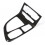 2 Pcs Car Accessories: 1 Pcs Front Reading Light Panel Cover & 1 Set Car Chrome Center Console Gear Shift Frame Cover 8