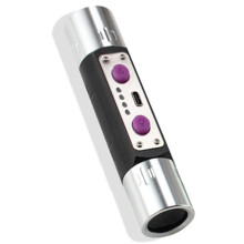 Torcia Elettrica A Luce Viola, Rilevatore di Denaro UV, per Banconote, Gioielli, Inchiostro, Valuta, Agente Fluorescente 254nm 365nm 395nm B