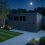19x8 Pent Composite Shed Tanalised (Single Door, With Windows) 3