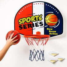 Mini Basketball Hoop Wall Mounted 47x37 cm Indoor Sports Activity Set For Kids