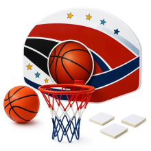 Mini Basketball Hoop Wall Mounted 47x37 cm Indoor Sports Activity Set For Kids