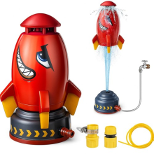 Rocket-Sprinkler-Toy-Water-Play-Space-Rocket-Pressure-Lift-Jet-Outdoor-Kid-Toys