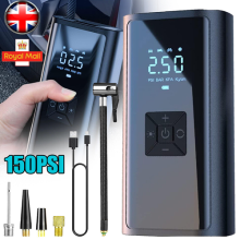 Car Tyre Inflator Cordless Digital USB Rechargeable Tire Air Compressor Pump New
