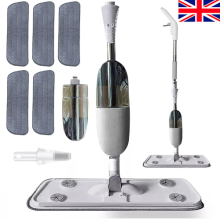 Spray Mop for Cleaning Floors Microfibre Flash Speed Power Cleaner 5 Pad Dry Wet
