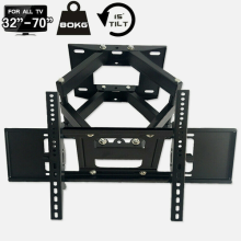 TV Wall Bracket Mount Tilt Swivel Samsung LG Toshiba 32 40 43 50 55 65 80 Inch