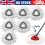 6x Replacement for Vileda Turbo Easy Wring Mop Heads Refill Microfibre Spin Mop 1