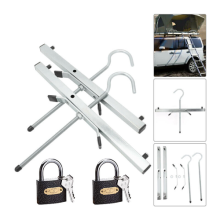 Universal heavy duty ladder roof rack clamp 2 locks included for free Lockable.