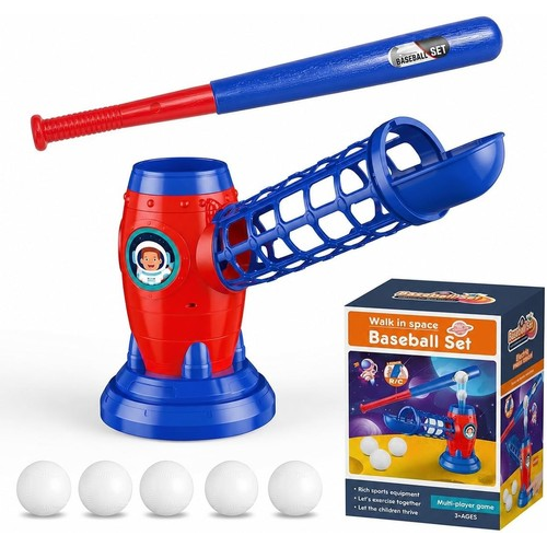Kids Baseball Set with Remote Controlled Pitching Machine Sports Activity Set 1