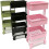 Mini Trolley Storage Rack with Wheels Dollhouse Shelf Display Green 3
