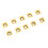 Titanium Coated Carbide Cutter Inserts for Wood Turning Tools, Square 11 X 11mm, 10pcs 4