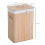 Narrow Laundry Basket with Lid, 72L Hamper with Removable Bag 7