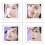Square Flexible Gooseneck LED Lighted 10X Magnifying Makeup Mirror, Power Locking Suction Cup, Bright Diffused Light 4