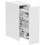 Narrow Bathroom Cabinet with Drawer, Freestanding Storage, White 1