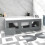 NES Home Nes Home Matt Grey 1700mm Magnetic Door Durable PVC Front Bath Panel 7