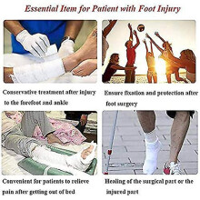Post-operative Shoe for Foot Fractures, Ankle Joint Recovery, Pain Relief, Size L, Hiking Style