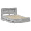 VidaXL vidaXL Bed Frame with Storage Grey Sonoma 160 x 200 cm Engineered Wood 2