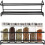 2 Pack Wall Mounted Spice Rack Kitchen Organizer Pantry Storage Shelf 1