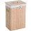 Narrow Laundry Basket with Lid, 72L Hamper with Removable Bag 1