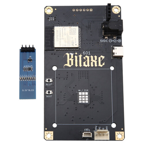 Open Source for Bitaxe Gamma Miner Board 1.2TH/S 18W Gamma 601 Base Board with Screen Not Include Shell
