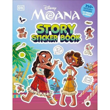 Disney Moana Story Sticker Book by DK Paperback Book