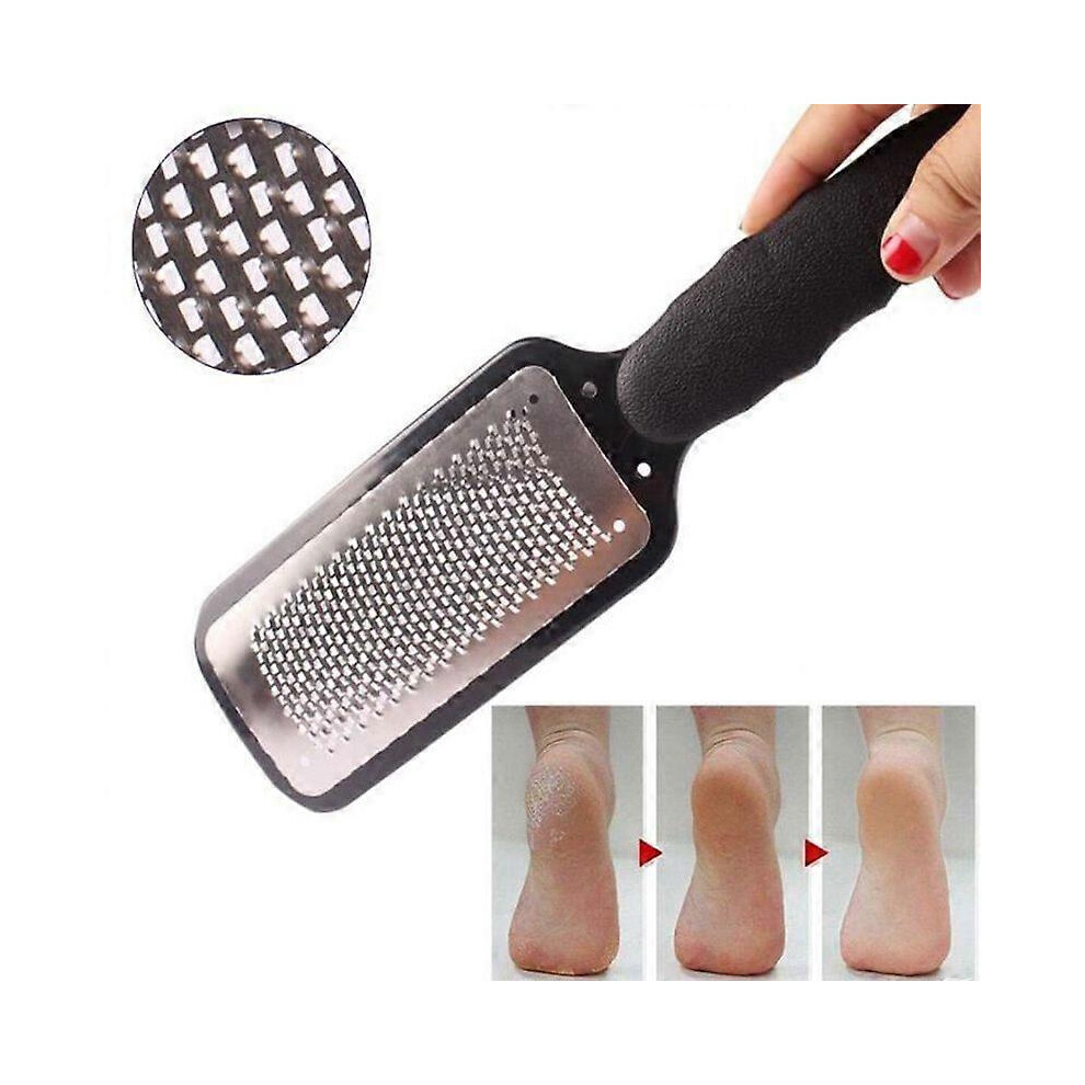 Callused Foot File Pedicure Tool for Smooth, Soft Feet, Durable Stainless Steel Rasp for Home Use