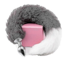 Metal Massage Wand for Role Play and Cosplay, Fox Tail Shape, Durable Metal, Smooth Finish, Adult Costume Accessory