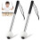 2 Pcs Drum Mallets with Stainless Steel Handle, Wool Felt Head Drumsticks for Percussion Instruments 1