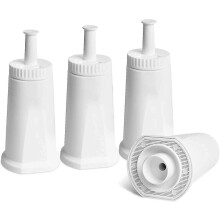 Wasserfilterkartuschen-Ersatz für Kaffeemaschinen, kompatibel mit SES BES008, SES875 und SES880, 4er-Pack