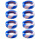 8-Pack Silicone Luggage Wheel Covers, Suitcase Spinner Wheel Protector Replacement, Durable Rubber Wheel Covers for Suitcase Wheels 1