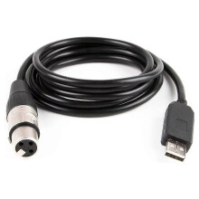 DMX-Controllerkabel mit USB-Schnittstellenadapter für Bühnenbeleuchtung, Disko- und DJ-Party-Lichter, DMX512-Anschlusskabel, 1,8 m
