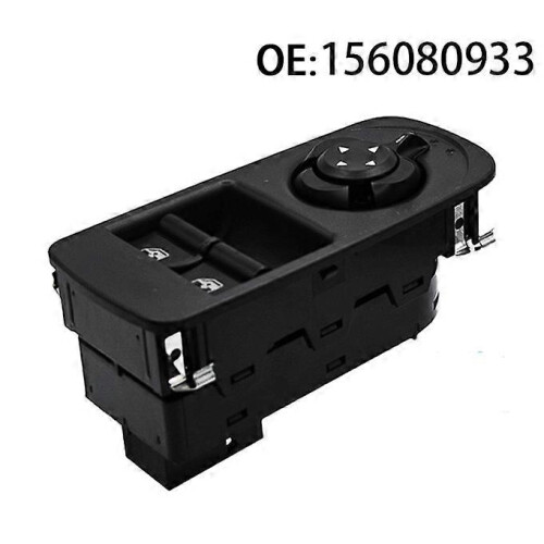 Electric Window Switch Driver Door Master Control for Alfa Romeo 147 156080933 Durable Black Replacement Switch