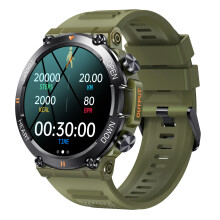Slim horloge voor heren in zakelijke stijl, bluetooth 5.0, hartslagmeter, fitness tracker, zwart, met lange batterijduur