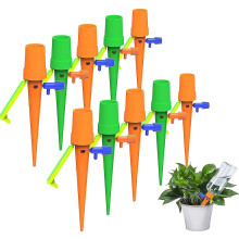 18-delige zelfbewateringspennen voor planten, automatisch langzaam afgiftesysteem met verstelbare regelklep voor kamer- en tuinpotplanten