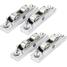 77mm Double Groove Sliding Door and Window Roller Pulley Zinc Alloy with Steel and Plastic Wheels for Smooth Operation