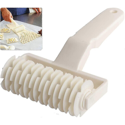 High Quality Plastic Pull Mesh Dough Roller and Mesh Knife for Pizza Baking, Durable Kitchen Tool