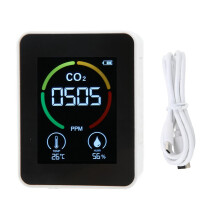 Methangasdetektor mit Echtzeit-LCD-Anzeige, akustischem Alarm und tragbarer Überwachung für die Haussicherheit
