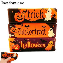 Halloween hitaasti palautuva PU-stressilelu kurpitsakuviolla lapsille ja aikuisille, pehmeä puristelulahja