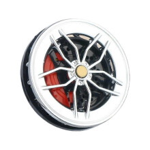 Désodorisant de voiture rotatif pour grille d’aération, ornement d’aromathérapie en métal avec clip durable, parfum frais