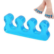2 ks gélový korektor hallux valgus so štyrmi otvormi, oddeľovač prstov na každodenné pohodlie a zarovnanie