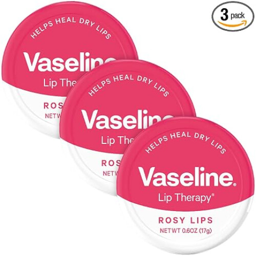 Vaseline Vaseline Lip Therapy Lip Balm, Rosy Lips 0.6 oz (Pack of 3)