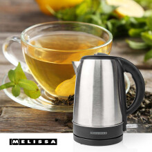Electric Kettle, 1.7L, 2200W, Stainless Steel, 360 Base