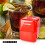 Portable Mini Fridge, 4L/6 Can Capacity, Dual Power, Red 1