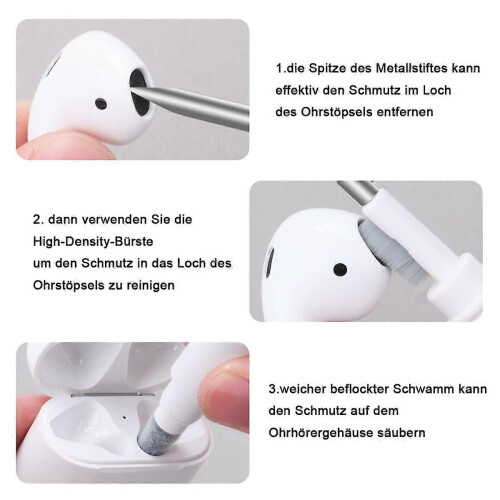 Advanced Multi-Function Digital Product Cleaner, Separate Double Head Design for Deep Cleaning and Portable Use, Flocking Sponge and Metal 1
