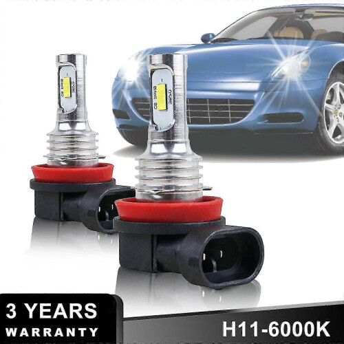 Λάμπες ομίχλης LED H11 6000K, ζεύγος 2 x 80W, 2800 lumens, λευκό φως υψηλής φωτεινότητας 1