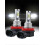 Λάμπες ομίχλης LED H11 6000K, ζεύγος 2 x 80W, 2800 lumens, λευκό φως υψηλής φωτεινότητας 4